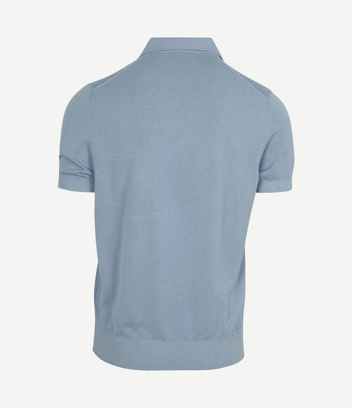Polo riva compact staal blauw