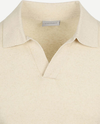 Suitable polo riva linnen ecru