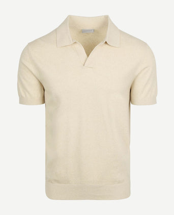 Suitable polo riva linnen ecru