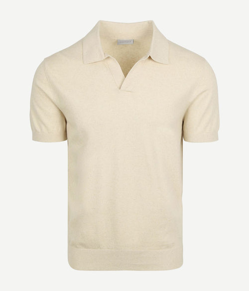 Suitable polo riva linnen ecru