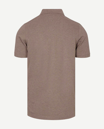Poloshirt mel pique camel