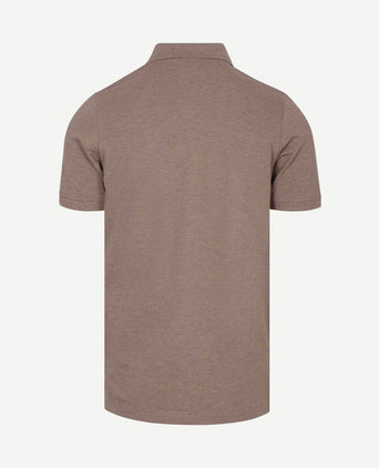 Poloshirt mel pique camel