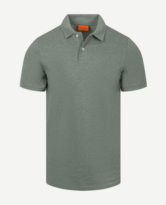 Poloshirt mel pique groen