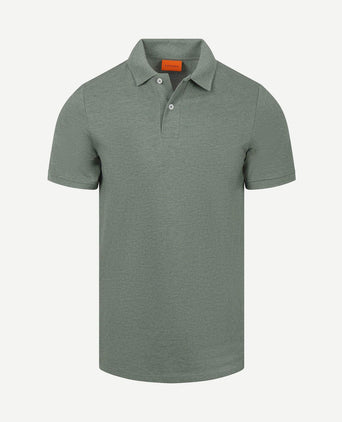 Poloshirt mel pique groen