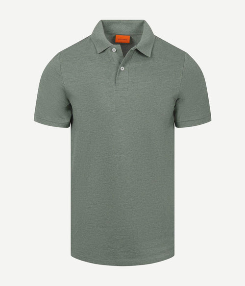 Poloshirt mel pique groen