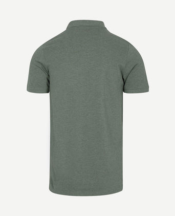 Poloshirt mel pique groen