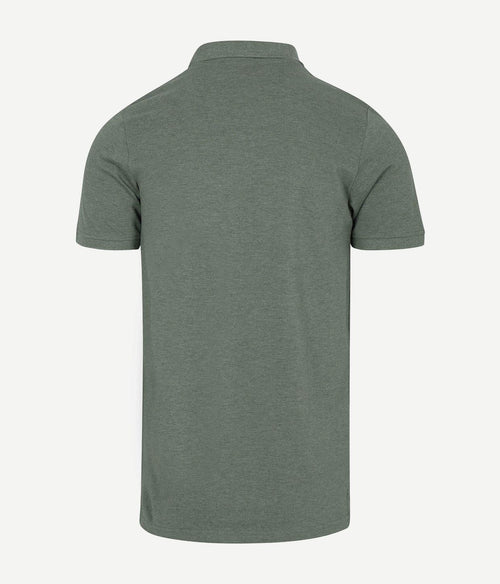 Poloshirt mel pique groen
