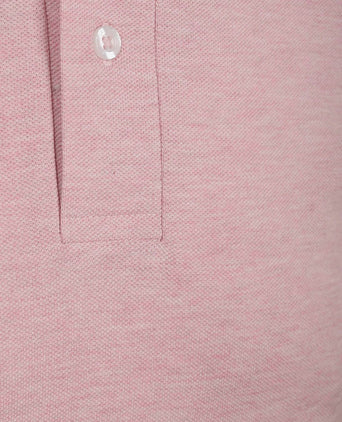 Poloshirt mel pique roze