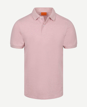 Poloshirt mel pique roze