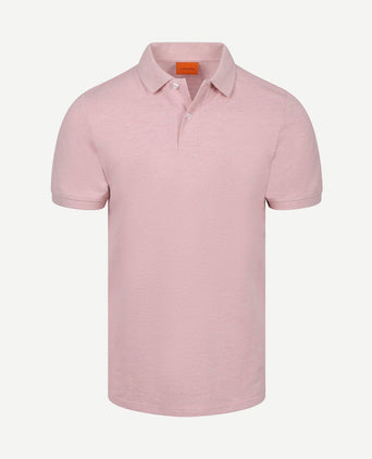 Poloshirt mel pique roze