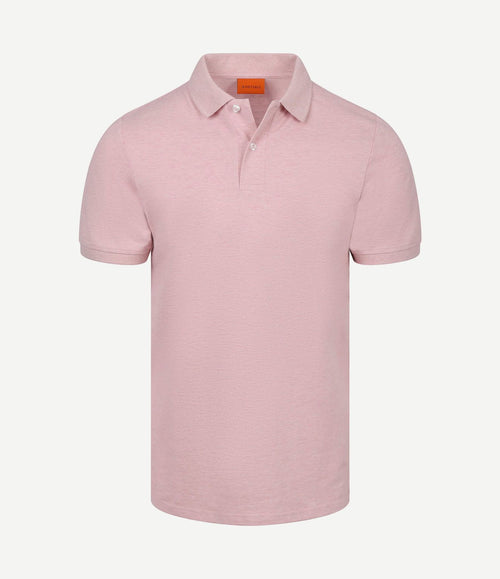 Poloshirt mel pique roze