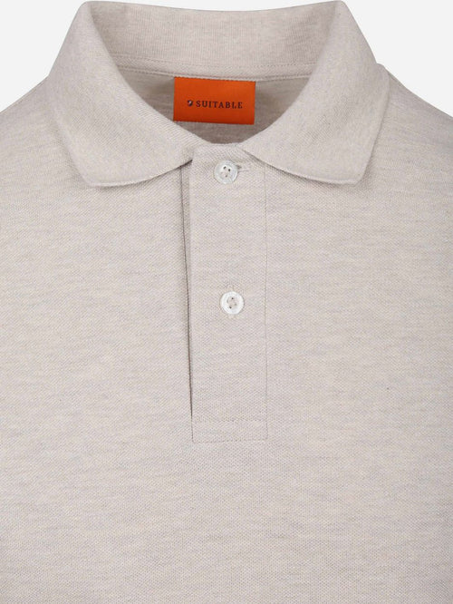 Poloshirt mel pique sand