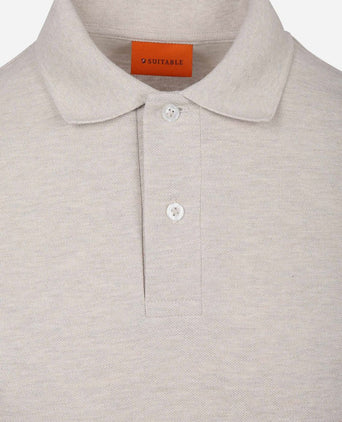 Poloshirt mel pique sand