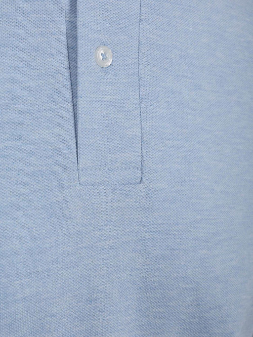 Poloshirt mel pique sky blue