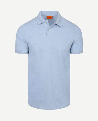 Poloshirt mel pique sky blue