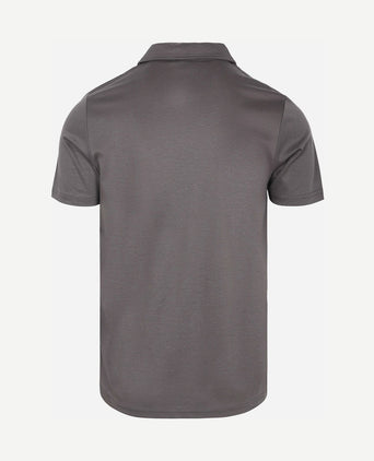 Poloshirt silky grijs