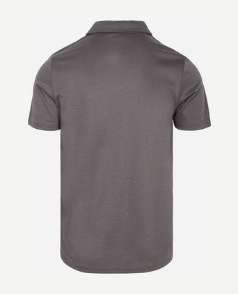 Poloshirt silky grijs