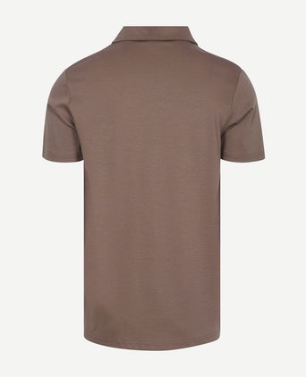Poloshirt silky taupe