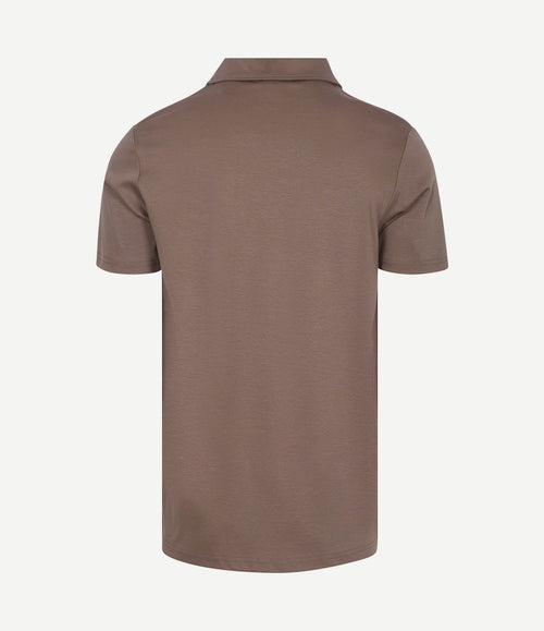 Poloshirt silky taupe
