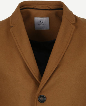 Suitable prestige coat hans bruin | Slim-fit