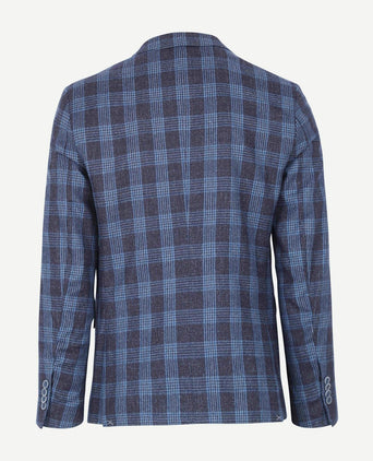 Suitable prestige colbert amqui ruit blauw