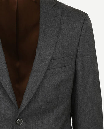 Suitable prestige colbert wol herringbone grijs