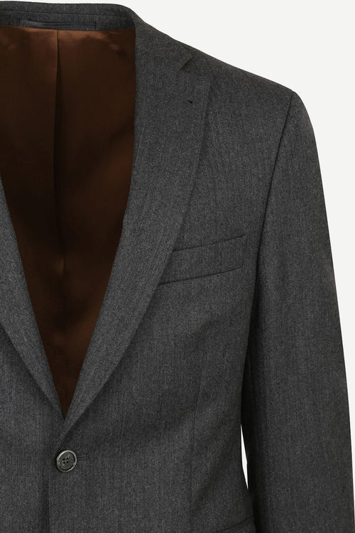 Suitable prestige colbert wol herringbone grijs