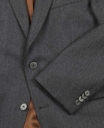 Suitable prestige colbert wol herringbone grijs