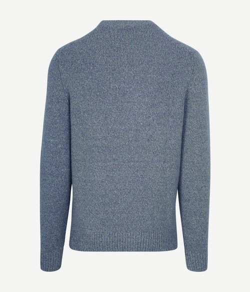 Suitable pullover boiled wool blauw