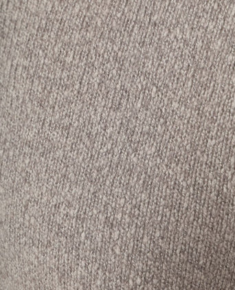 Suitable pullover boiled wool taupe