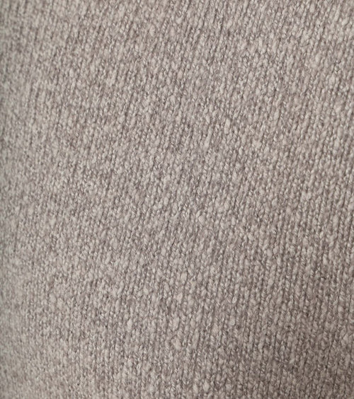 Suitable pullover boiled wool taupe