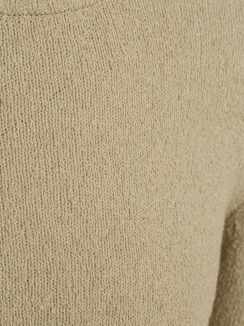Pullover bouclé beige
