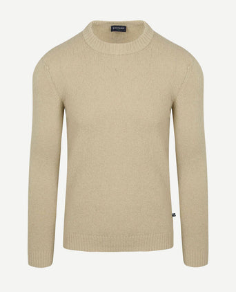 Pullover bouclé beige