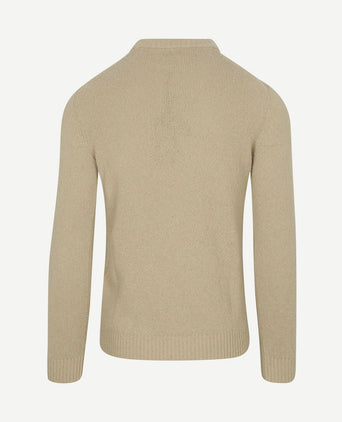 Pullover bouclé beige