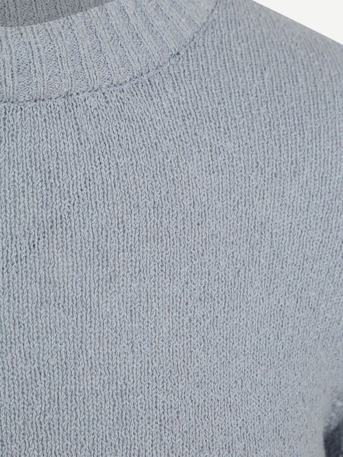 Pullover bouclé blauw