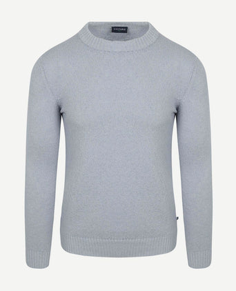Pullover bouclé blauw