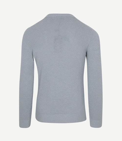 Pullover bouclé blauw