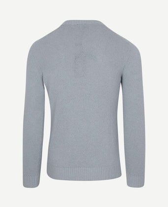 Pullover bouclé blauw