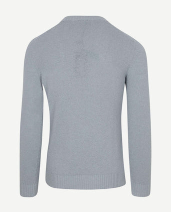 Pullover bouclé blauw