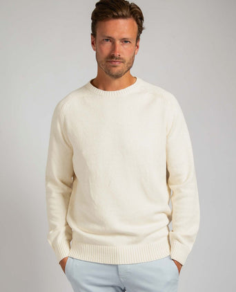 Suitable pullover raw ecru