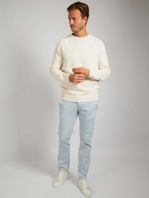 Suitable pullover raw ecru