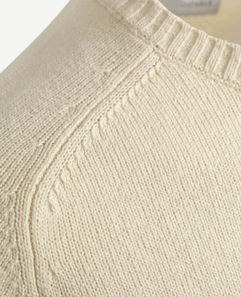 Pullover raw ecru