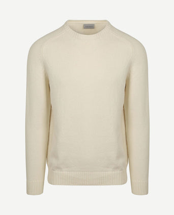 Pullover raw ecru