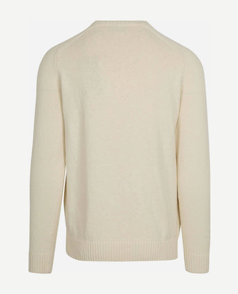 Pullover raw ecru