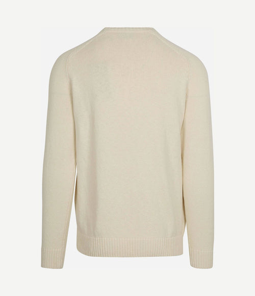 Pullover raw ecru