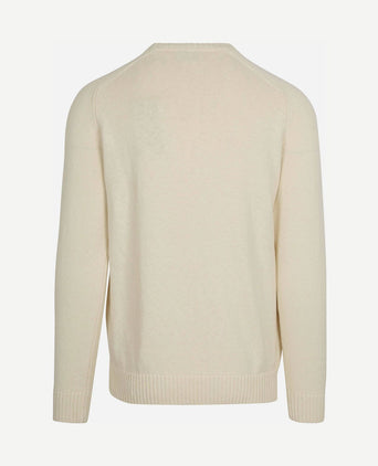 Pullover raw ecru