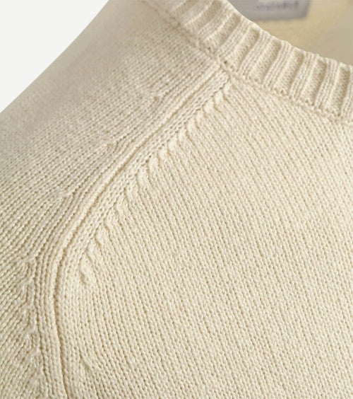 Suitable pullover raw ecru