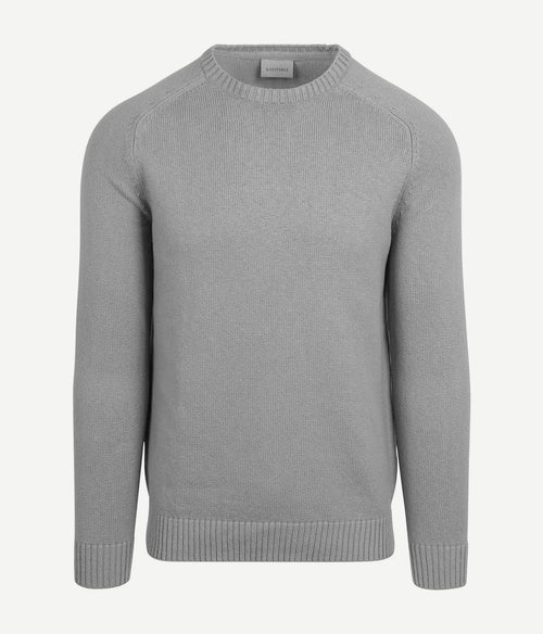 Suitable pullover raw grijs