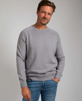Suitable pullover raw grijs