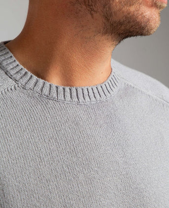 Suitable pullover raw grijs